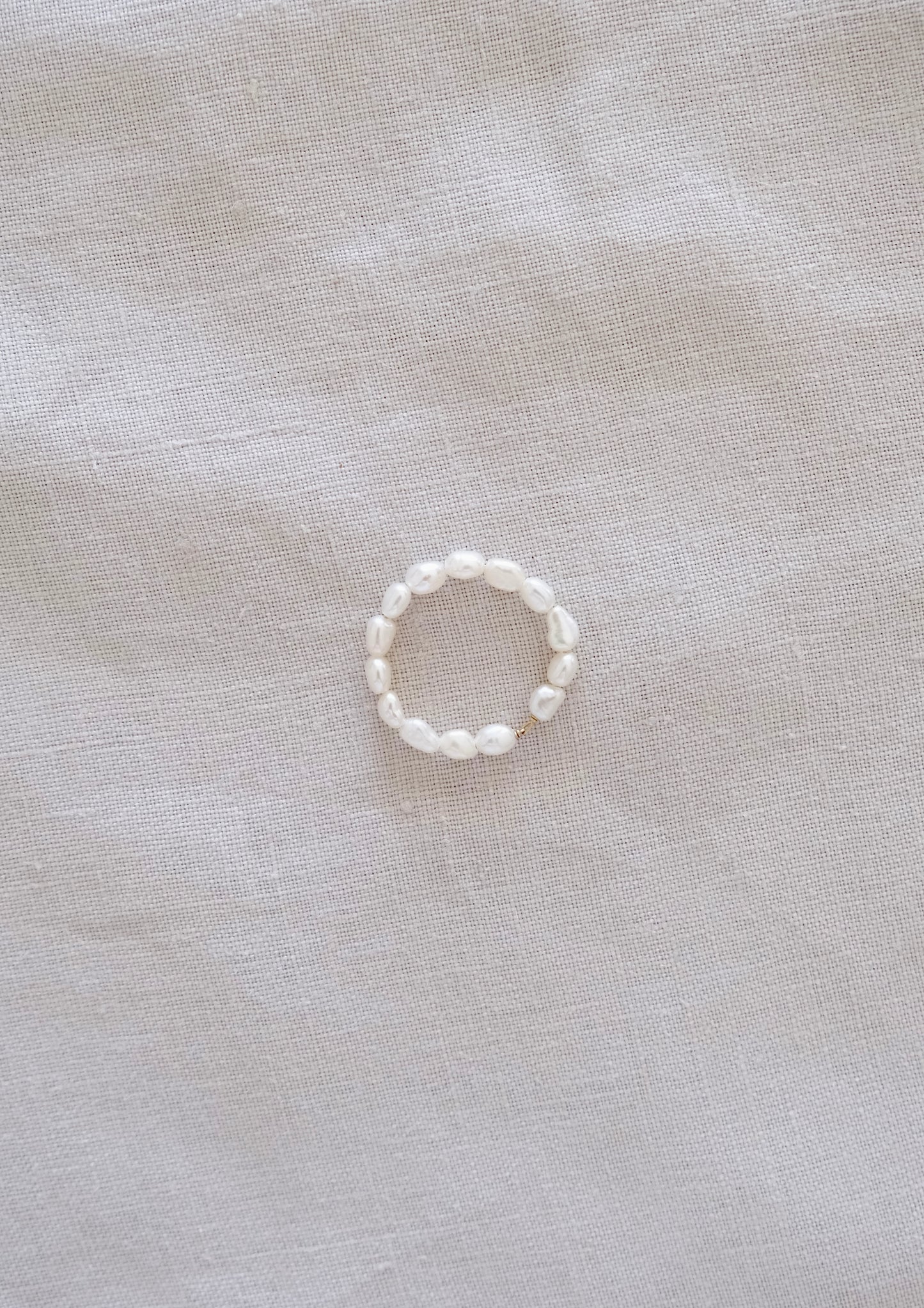 PEARL CHAIN RING