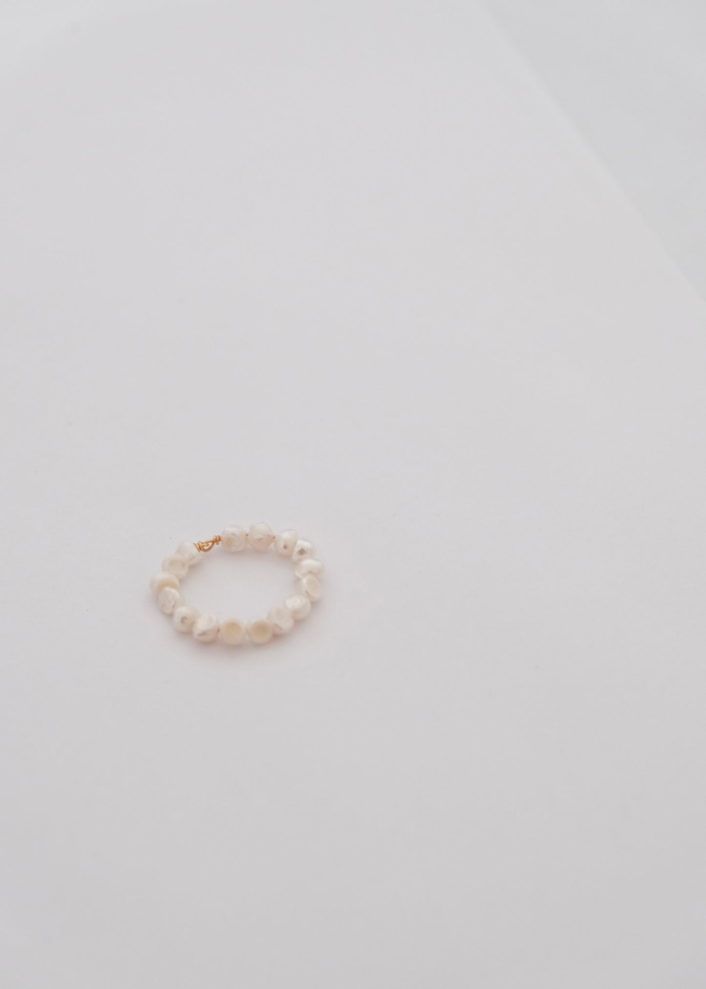 PEARL CHAIN RING